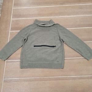 Zara Kids Olive Green Turtleneck Sweater